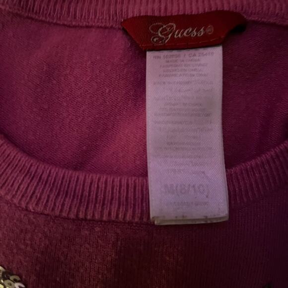 Sparkly Pink Sequin Long Sleeve Sweater - Picture 3 of 5